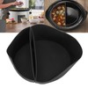 6QT Silicone Slow Cooker Liners Resuable Leakproof 2 in 1