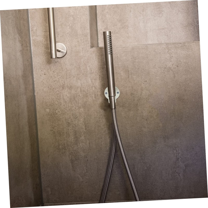 SEWACC Stainless Steel Adjustable Wall Mount Holder Handheld Shower Wand
