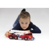 Plus-Plus 9607009 Ingenious Construction Toy, Fire Engine, PlusPlus Go! Building