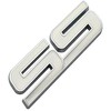 1Pc Metal SS Front Door SS Emblem Car Badge Sticker