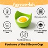 Eggssentials - Poached Egg Cups - Pack of 4 -