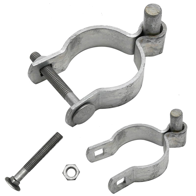 4pcs Chain Link Fence Gate Post Hinge for Outside Diameter