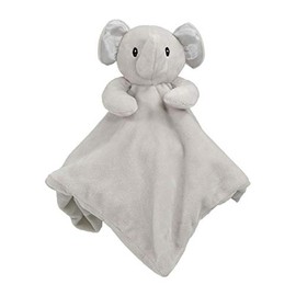 Soft Touch Cuddly Cute Elephant Baby Comforter, Super Soft Eco Friendly New Born Baby Gift, Self Soothing 36cm X 36cm