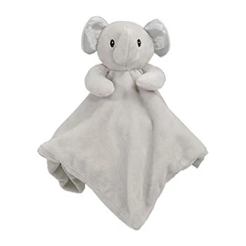 Soft Touch Cuddly Cute Elephant Baby Comforter, Super Soft Eco Friendly New Born Baby Gift, Self Soothing 36cm X 36cm