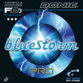 Donic Bluestorm Pro Table Tennis Rubber (2.0mm, Red)