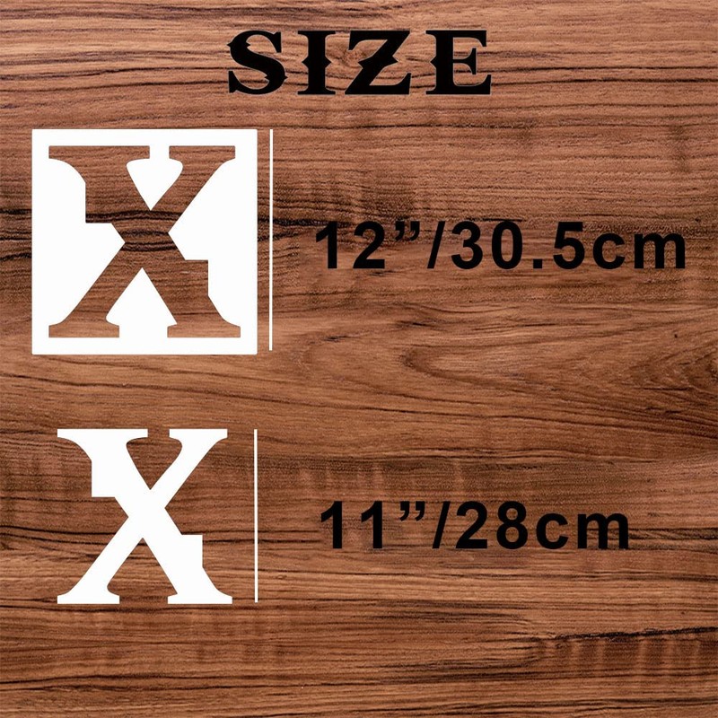 3inch Letter Stencils 36pcs Stencils Letter Alphabet Stencil Number Reusable&Flexible