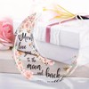 Crescent Moon Ornament with 'Mum I Love You to the