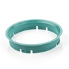 LST 4 x Centring Rings Turquoise for Alloy Wheels Wheel