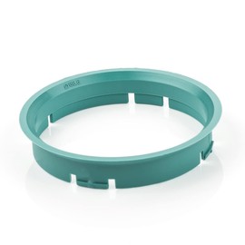 LST 4 x Centring Rings Turquoise for Alloy Wheels Wheel Hub Diameter 70.0 mm - Diameter 66.6 mm