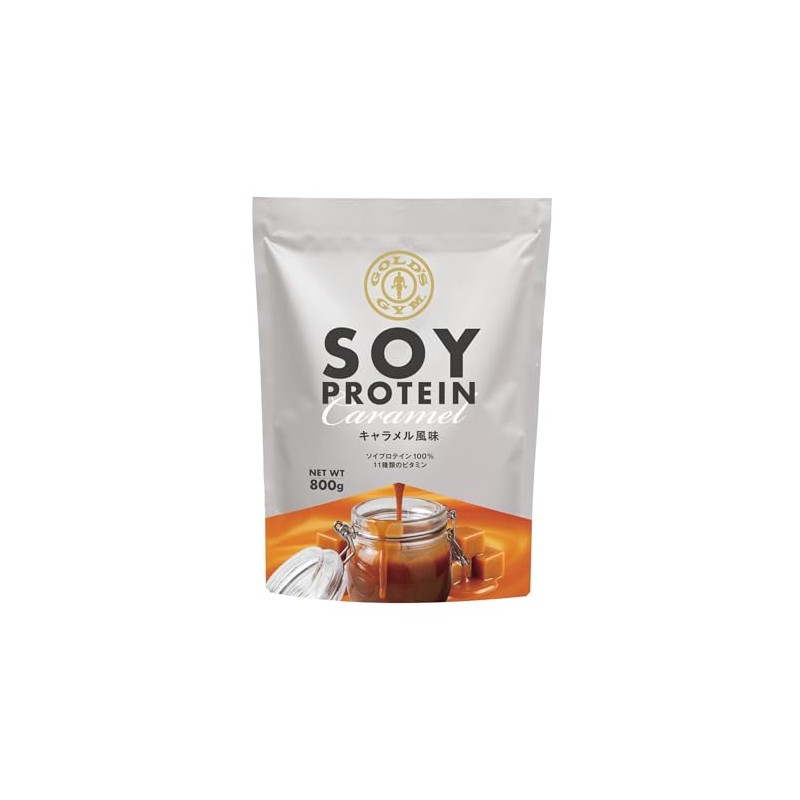 Gold's Gym Soy Protein, Caramel Flavor, 28.7 oz (800 g)