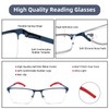 DONGDI Blue Light Blocking Reading Glasses With Spring Hinge Metal