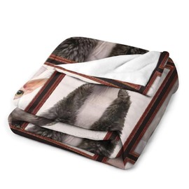 Hairless Cat Blanket Hairless Cat Gifts for Girls Boys Woman Kids Hairless Cat Lover Throw Blankets Soft Blanket Warm Fleece Flannel Plush Blankets for Bed Sofa Couch 40"x50"