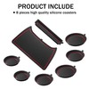 SENSHINE Cup Holder Insert Liner for Subaru Crosstrek Impreza Accessories