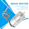 Motor de engranajes, codificador de 12V GM25-310 DC Motor de