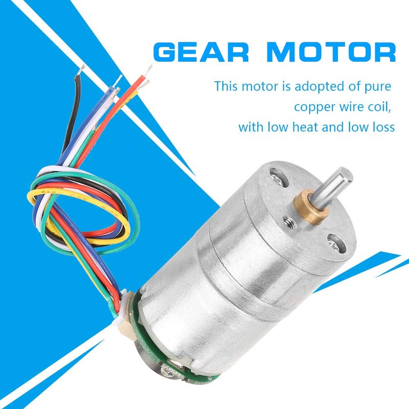 Motor de engranajes, codificador de 12V GM25-310 DC Motor de