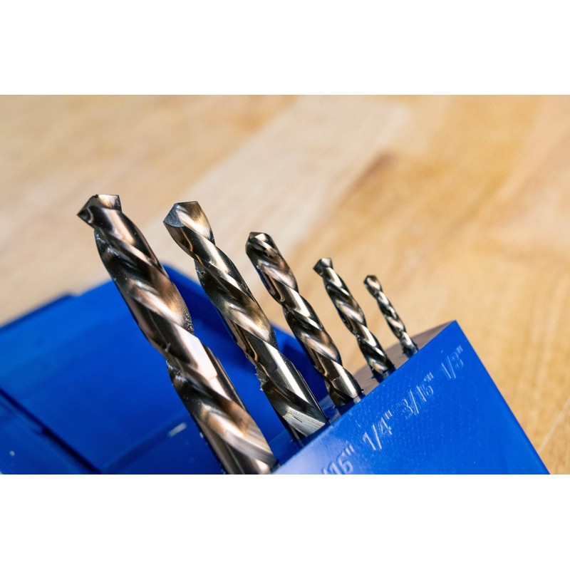 Century Drill & Tool, 74108, Left Hand Drill,Splint Point Tips,