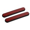 HDBUBALUS Pair Front & Rear Saddlebag Deadbolt Reflector Lower Fit