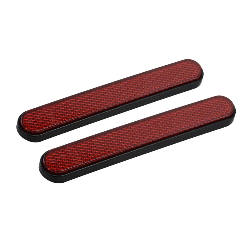 HDBUBALUS Pair Front & Rear Saddlebag Deadbolt Reflector Lower Fit