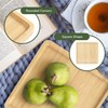 BambooMN Square Bamboo Serving Tray - 9x9 - Vertical Tray