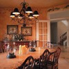 Tiqian Elegant Chandelier Light Bulbs, Incandescent Torpedo Shape, Crystal Clear,