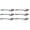 Dynore Set of 6 Classic Side Cut Dessert Spoons