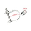 2 Pack Chain Link Fence Gate Post Hinge - Use