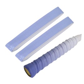 RENEWREVITAL Grip Tape, Tennis, Badminton, Set of 2, Convex Design, Grip Tape, Shock Absorption, Anti-Slip, For Racquets, Wet Type, Purple (Gradation), Convenient to Use, Multi-Purpose