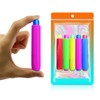 Paichley 5 Pieces Colorful Plastic Chalk Holders，Blackboard Adjustable Set for