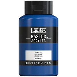 LIQUITEX Basics Acrylic Paint, Primary Blue, 400 ml Bottle