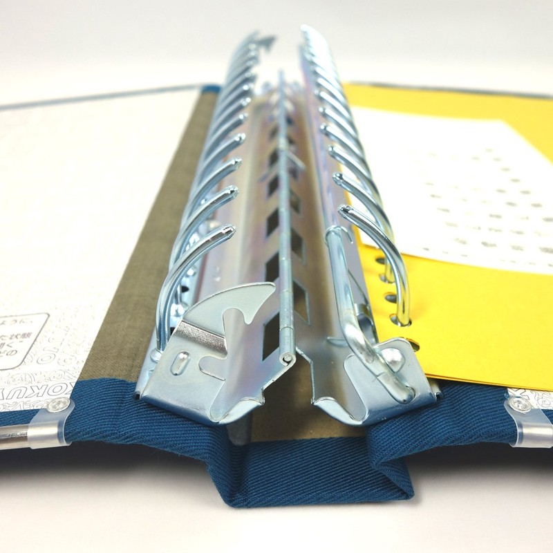 Kokuyo File Binder, Cloth Cover, B5, Vertical, Gold Edge, 26