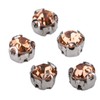 1440pcs Bulk Flatback Steel Back Rhinestones Cute Craft Rhinestones for