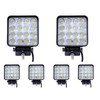 Greenmigo 6 x 48 W LED Headlight Offroad Lamp Flood