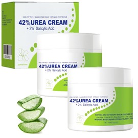 2PCS Crema Hidratante para Pies, Urea Crema Pies, Hidratante para Pies con cido SalicLico, Crema para Manos, Hidratacin Profunda, Adecuada para...    