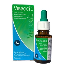Vibrocil Nasal Drops 15ml by Novartis