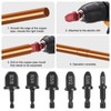 sourcing map 12Pcs Swaging Tool Drill Bit Set HVAC Repairing