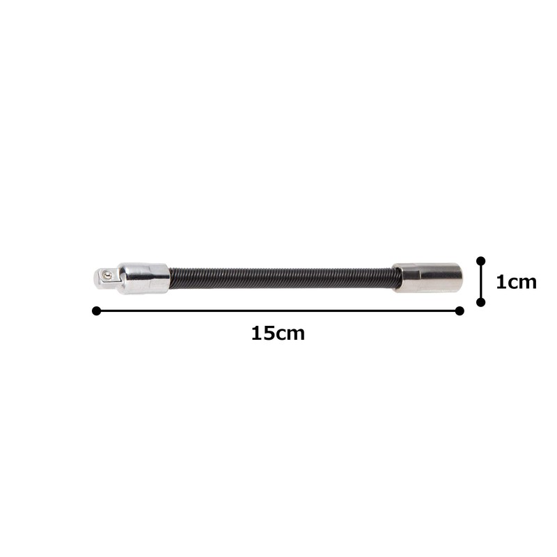 トネ(TONE) フレキシブルエクステンションバー EX24-150 差込角6.35mm(1/4") 全長150mm