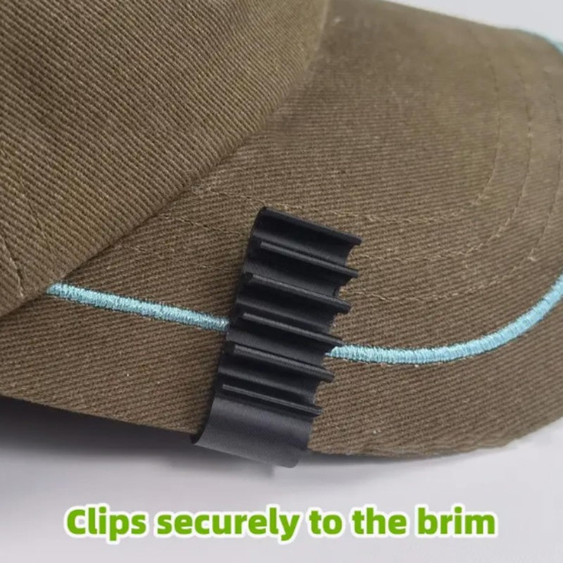 Golf Tee Hat Clip 3D Printed Golf Cap Clip Golf