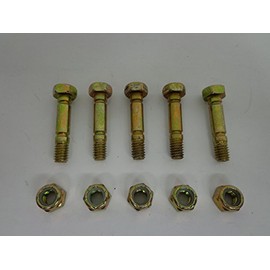 Pack of 10 Shear Bolts Snow Blower M8 8 mm x 38 mm Universal for Many Manufacturers