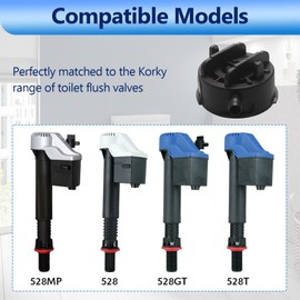for Toto Replacement Valve Cap Assy THU123 with Sealing Diaphragm for All Dual Flush tanks with The Black Float Chamber, for Korky Fill Valve Replacement Cap & ToTo Flush Valve, Strong sealing