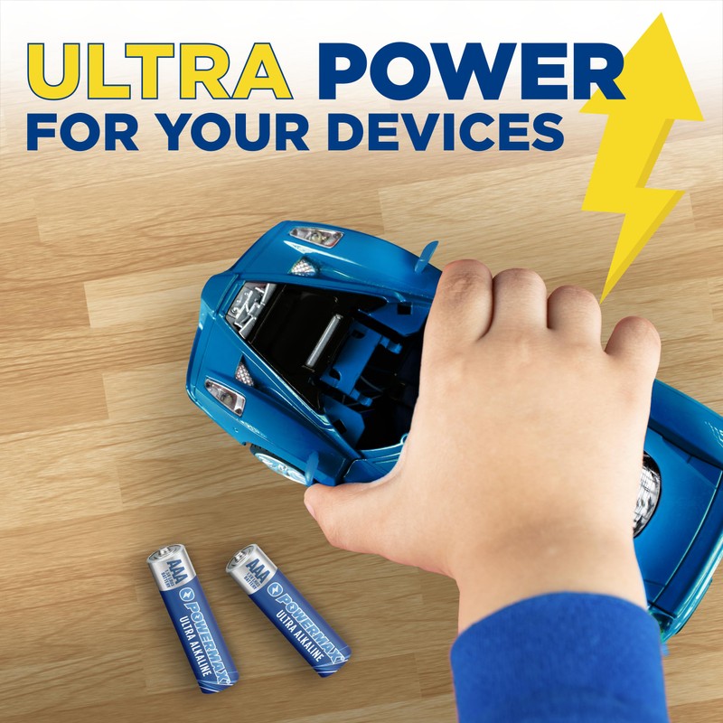 Powermax 36-Count Triple AAA Batteries, Ultra Long Lasting Alkaline Battery