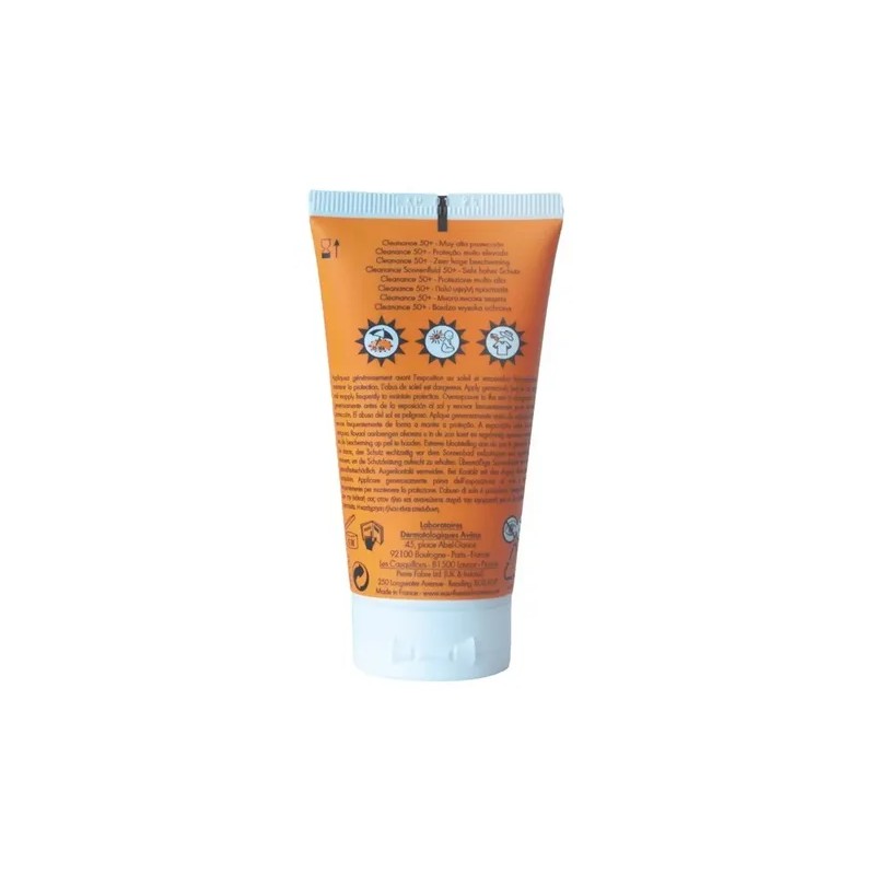 Bloqueador Solar Cleanance Facial Fps 50 50ml Sin Color Avène