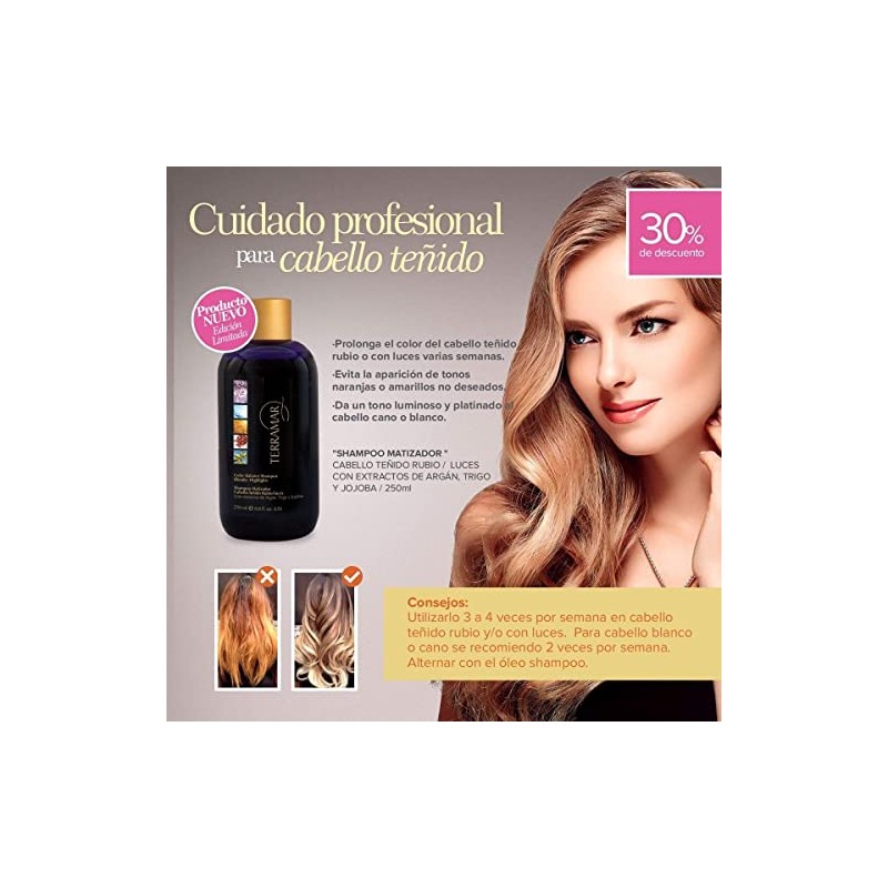 Terramar DR.C.TUNA Shampoo Matizador para Cabello Teñido Terramar - 8.8
