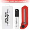 Stainless Steel Heavy-duty Utility Knife with Comfortable Silicone Cover, Quick