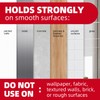 20 Medium Hooks for Hanging, Adhesive Wall Strips Hooks Heavy