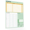 A4 Daily Study and Revision Planner Pad with 52 sheets