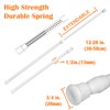 KXLife 2 Pack Small Spring Tension Curtain Rod for Window