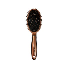 Elegant Deep Shine Ionic Oval Pin Hairbrush (9.5" #562 / Metallic Copper)