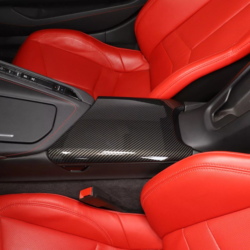 autopart2021 For C8 Corvette Stingray 20-25 Carbon Fiber ABS Console
