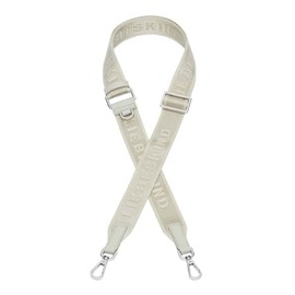 Liebeskind Women's Logo Webbing Strap 3.2 cm Small Accessories Polyester Handbag, Milk, S