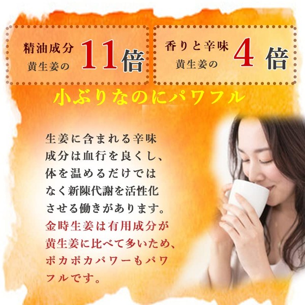 Kintoki Ginger, 2.4 oz (70 g), Ginger Powder, Kintoki Ginger Powder, Made in Aichi Prefecture, Made in Japan, Additive-Free